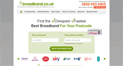 Desktop Screenshot of broadband.co.uk