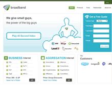 Tablet Screenshot of broadband.com